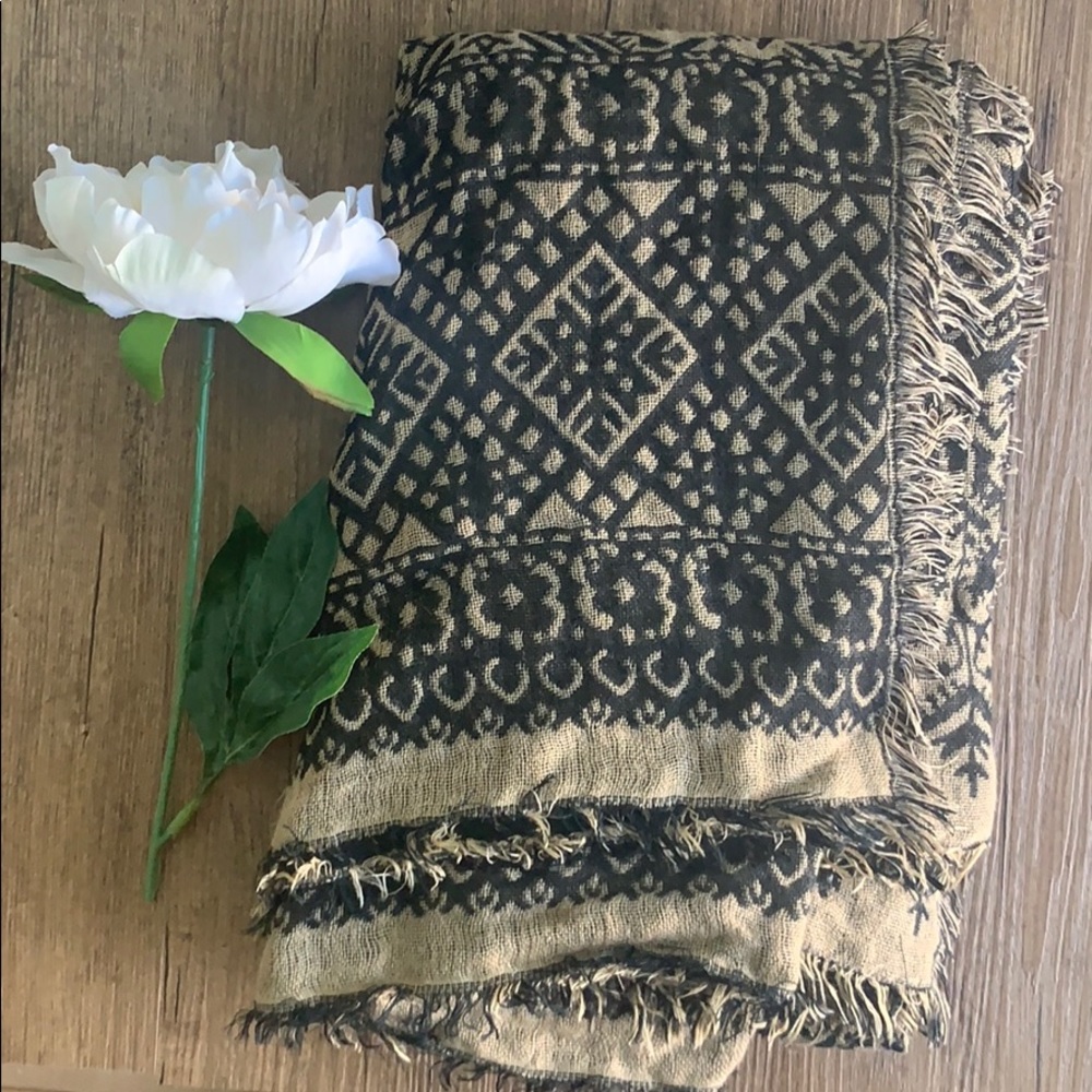 UO Large Tribal Indie Scarf